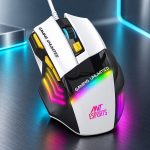 Ant Esports GM100 V2 Optical Gaming Mouse, Black & White