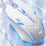 Ant GM46 Wired Optical Gaming Mouse with 2400 DPI and Multicolour Backlight – White - Image 3