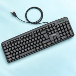 Intex Corona-G Wired USB Multimedia Keyboard - Black