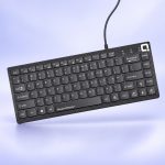 Quantron QKB-17 Compact Wired USB Mini Keyboard - Black - Image 2