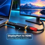 DisplayPort to HDMI Active Adapter (DP Male to HDMI Female Converter) - Image 2