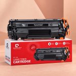 Quantron QTC-388 Easy Refill Laser Toner Cartridge (Compatible with HP 88A & Canon 925)